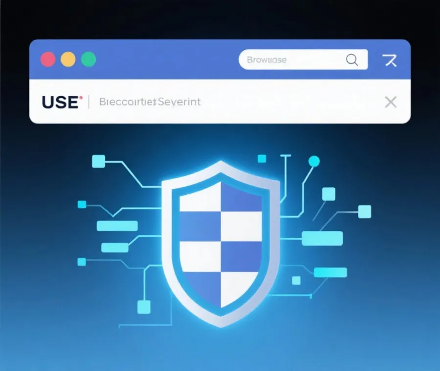 网址安全验证流程示意图